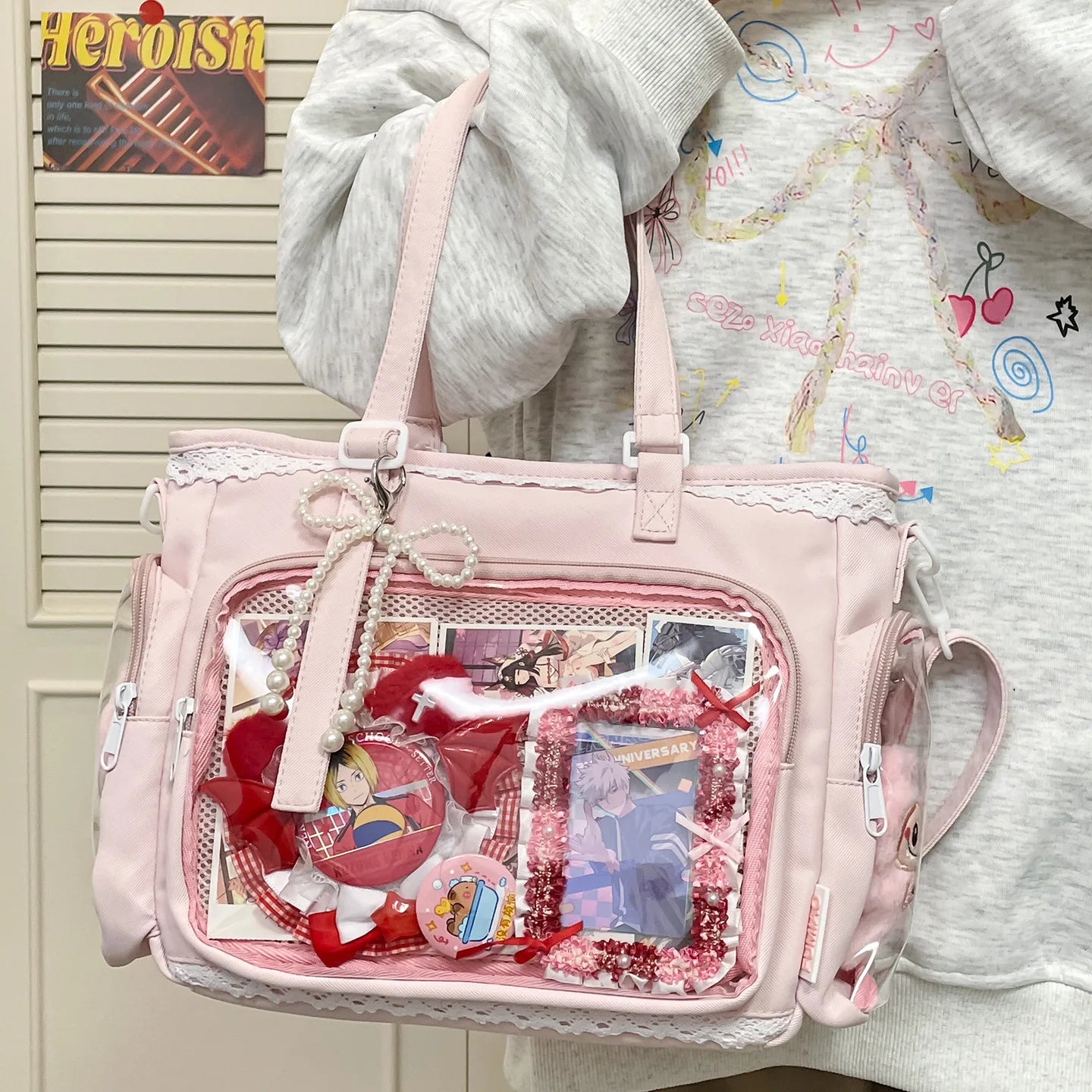 Transparent Ita Bag – Kawaii Crossbody Shoulder Tote