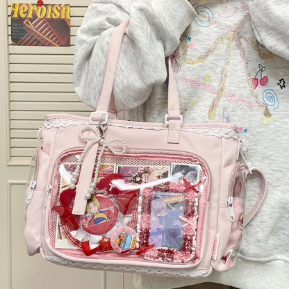 Transparent Ita Bag – Kawaii Crossbody Shoulder Tote