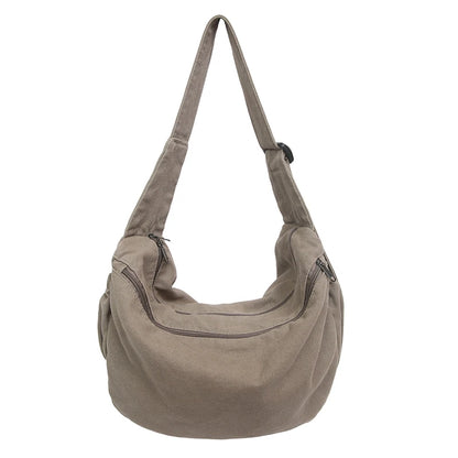 Canvas Shoulder Bag for Women – Casual Crossbody Messenger Bag