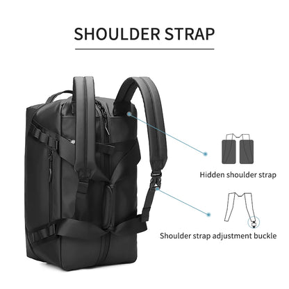 Sports Duffel Backpack – Multi-Functional Travel Gym Bag for Men & Women