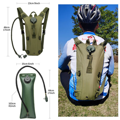 Hydration Backpack with 3L Water Bladder – Tactical Camel Pack