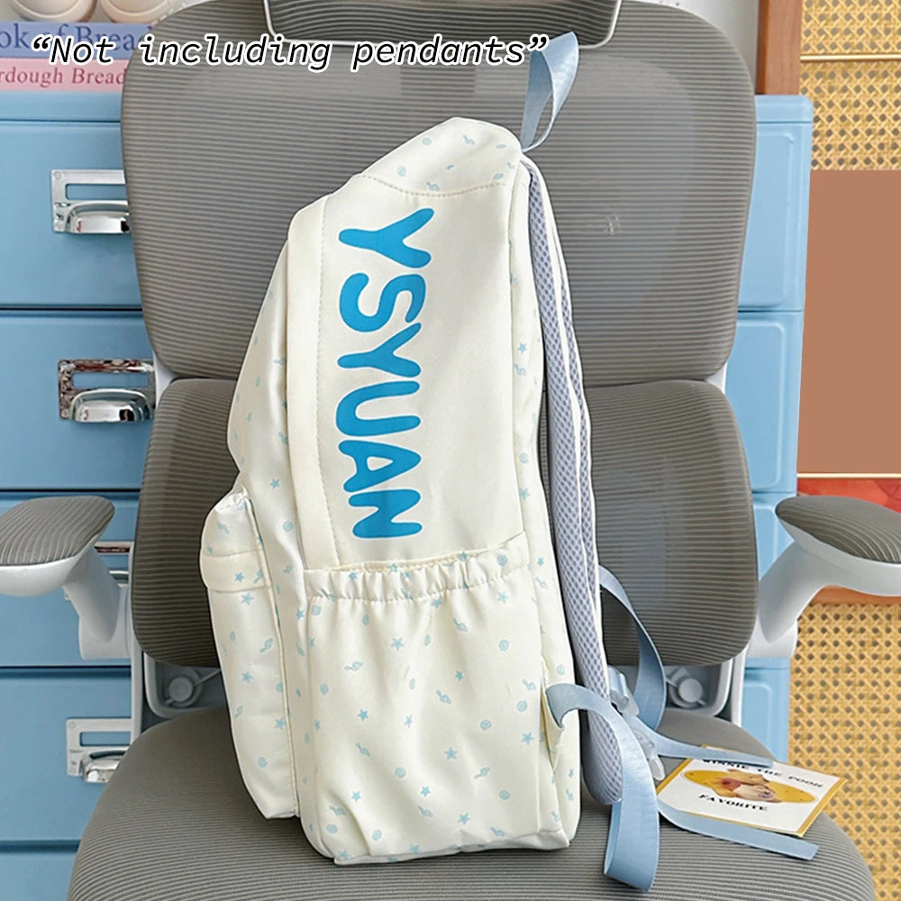 Cute Star Print Backpack for Teen Girls – Casual School Bag