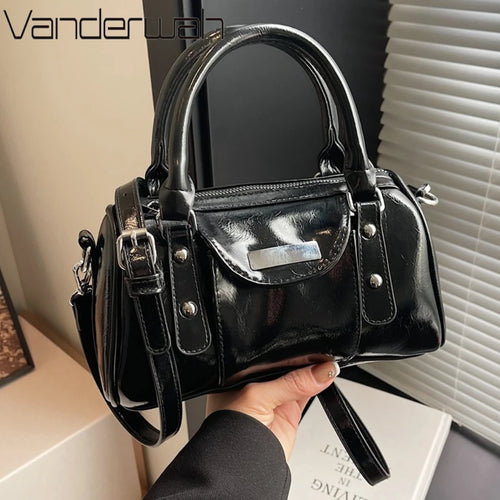 Mini Leather Top-Handle Bag – Luxury Crossbody & Shoulder Bag