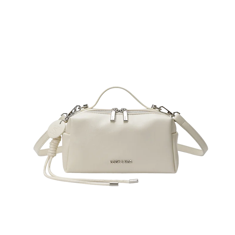 Women's PU Leather Boston Bag – Top Handle Crossbody Shoulder Bag
