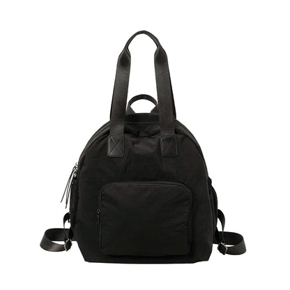 Women's Lightweight Nylon Backpack – Large Capacity Multi-Pocket Daypack