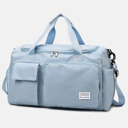 Large Capacity Weekender Duffle Bag with Shoe Compartment