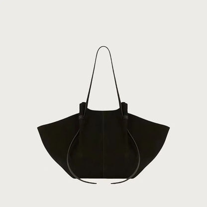 Large Capacity Women's Wing Shoulder Bag – Luxury Suede Tote