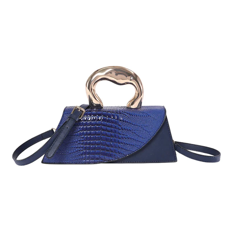 Crocodile Pattern Crossbody Bag – Women's Designer Handbag