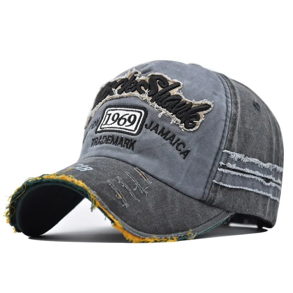 Vintage 1969 Embroidered Baseball Cap – Washed Cotton