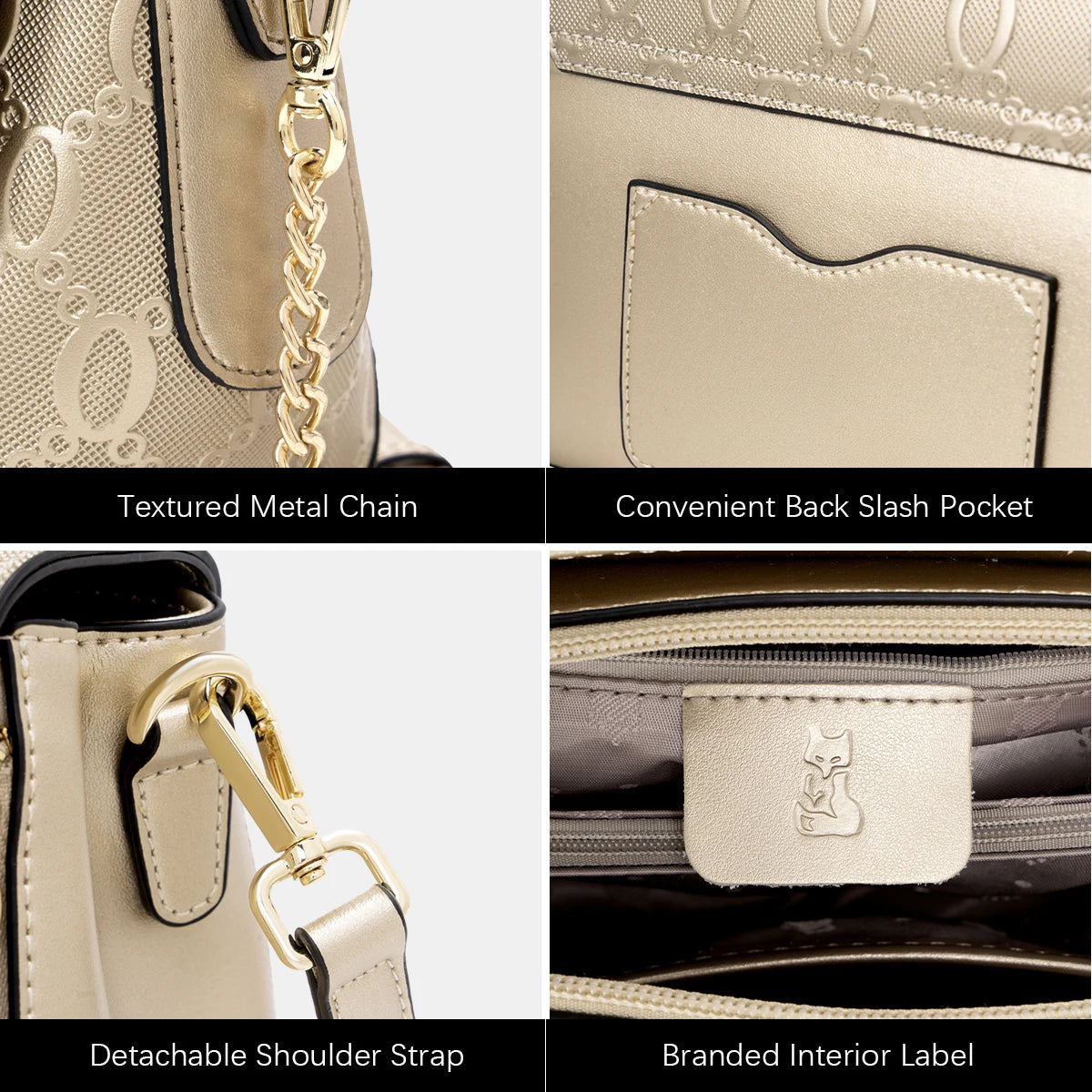 Foxer Lady S Handbag Split Leather Shoulder Bag Light Luxury Crossbody Vintage Commute Female