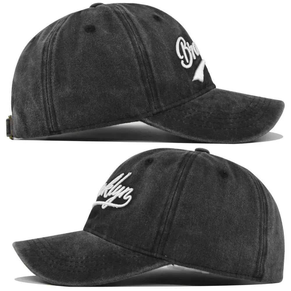 Baseball Cap Embroidery Breathable Retro Unisex Summer Hat