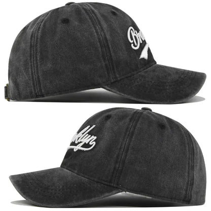 Baseball Cap Embroidery Breathable Retro Unisex Summer Hat