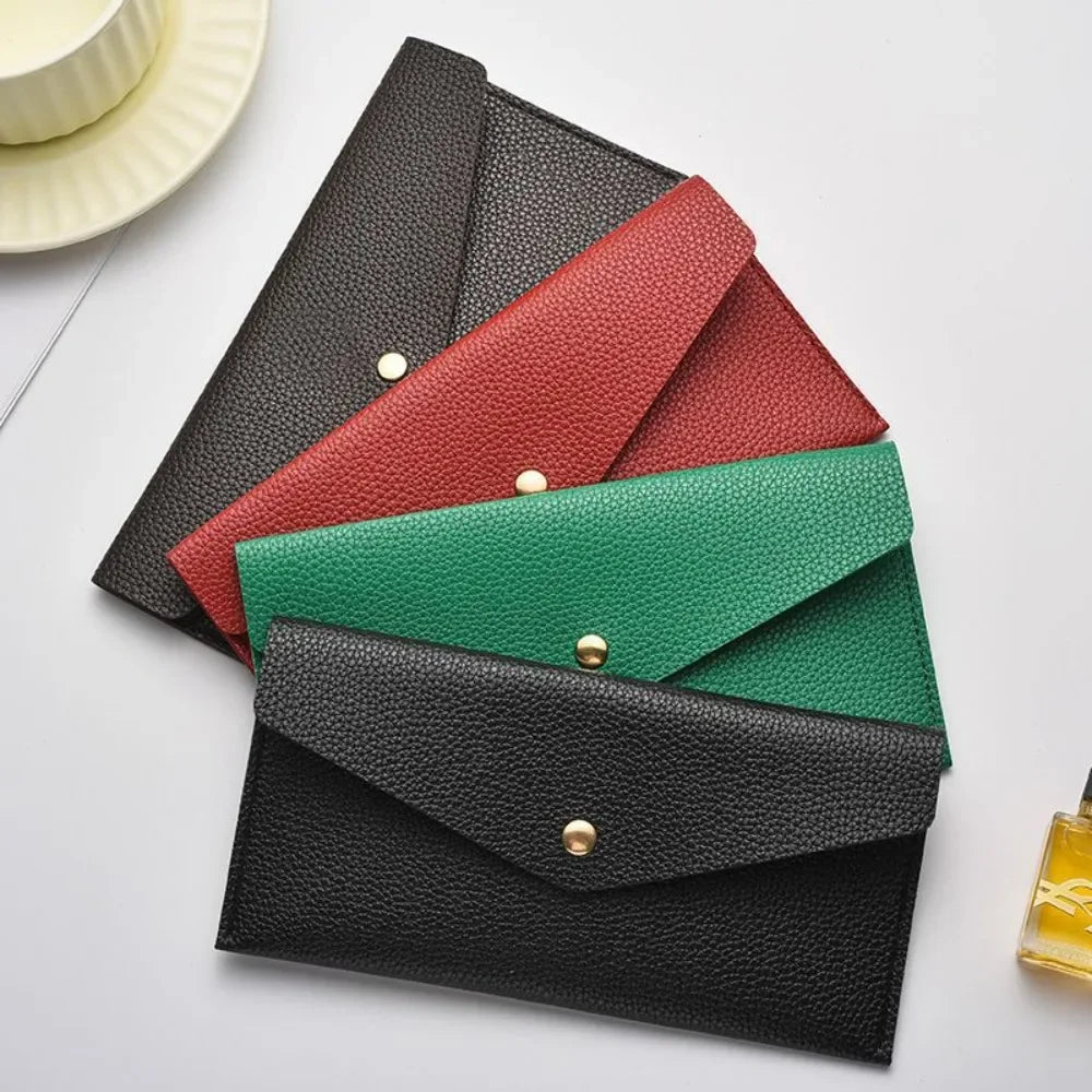 Large Capacity Slim Wallet – Soft Leather Coin & Cash Organizer