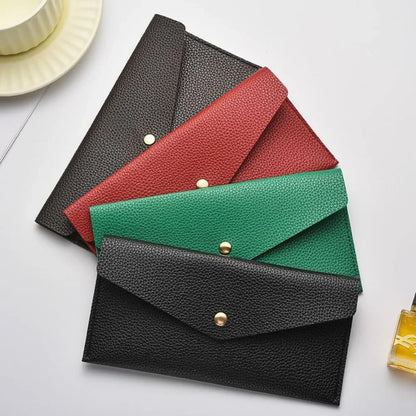 Large Capacity Slim Wallet – Soft Leather Coin & Cash Organizer