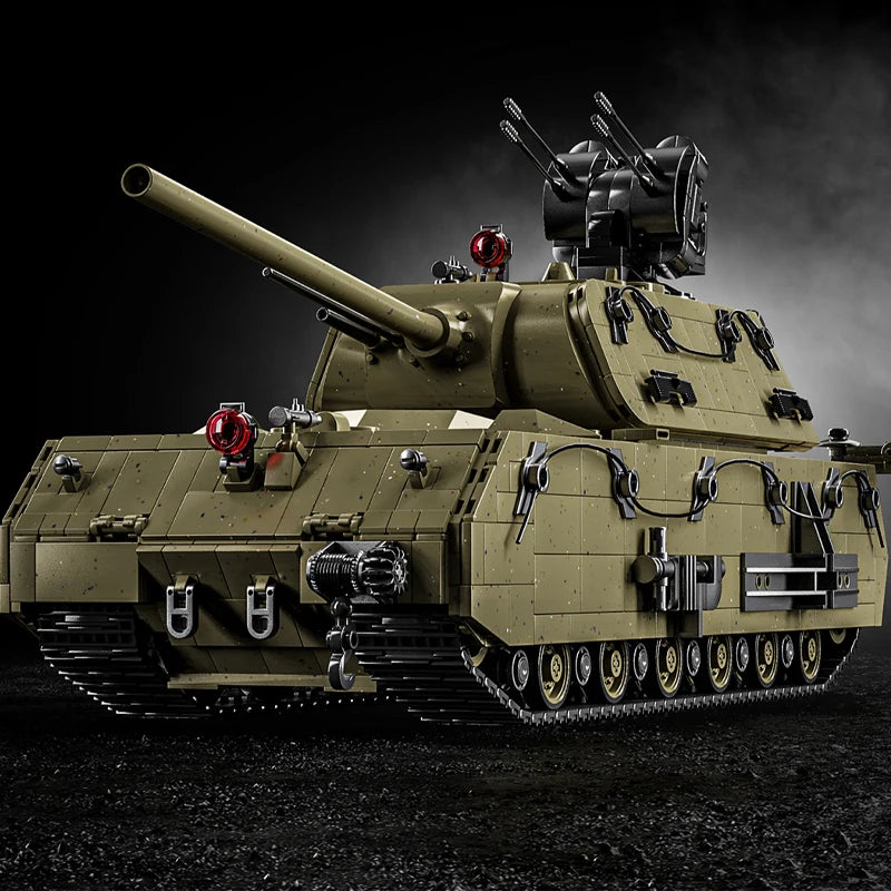 Panzer VIII Maus Heavy Tank MOC Building Blocks Set