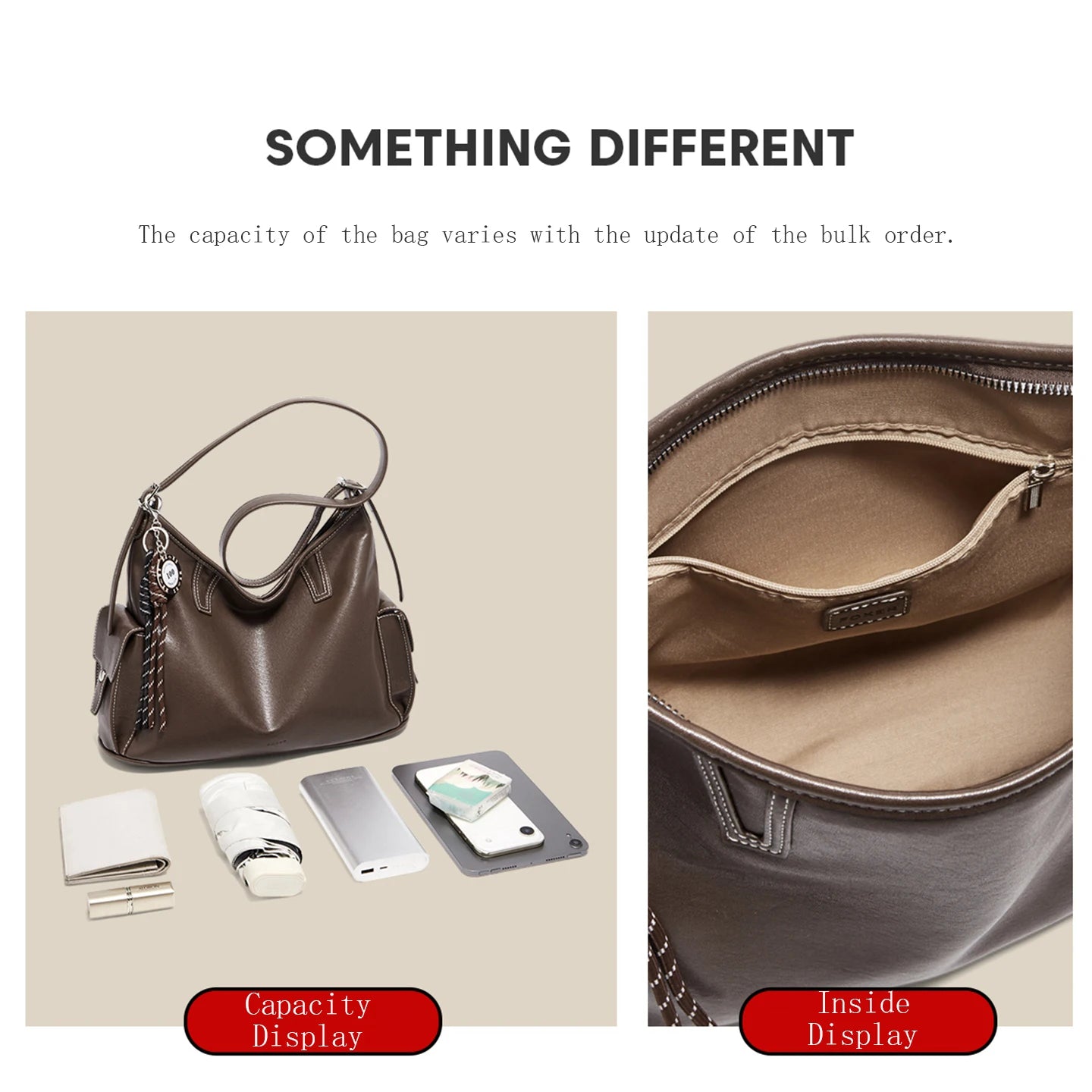 Foxer Lady S Shoulder Bag Soft Pu Leather Handbag Retro Hobo Large Capacity Tote Commute Daily