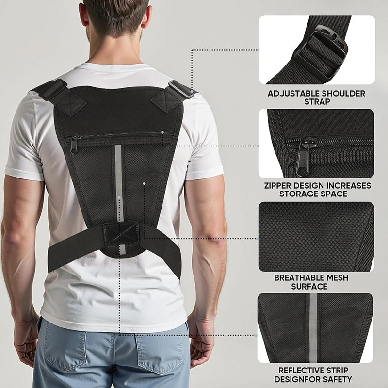 Tactical Chest Bag – Multi-Pocket Outdoor Sports Harness Pack