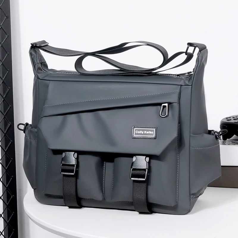 Crossbody Messenger Bag Multi-Layer Travel Shoulder Bag
