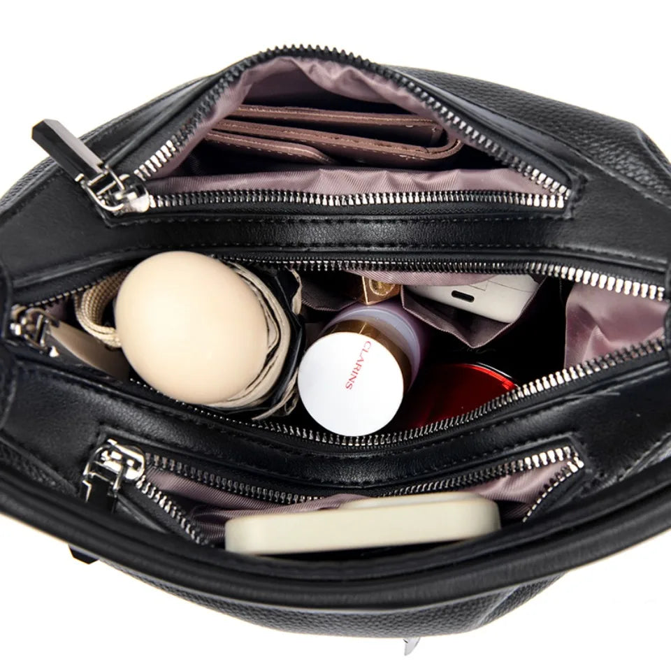 Leather Hobo Shoulder Bag for Women – Crossbody Handbag
