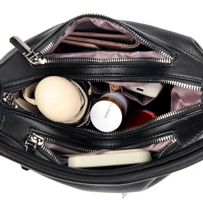 Leather Hobo Shoulder Bag for Women – Crossbody Handbag