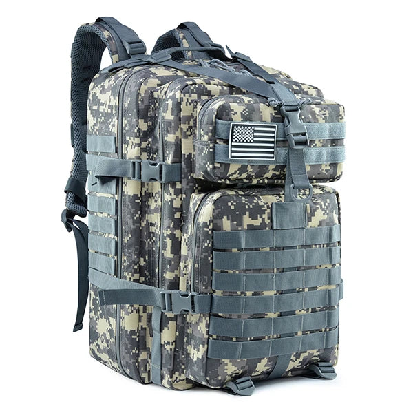 50L Tactical Backpack – MOLLE Military Bag for Hiking, Hunting & EDC