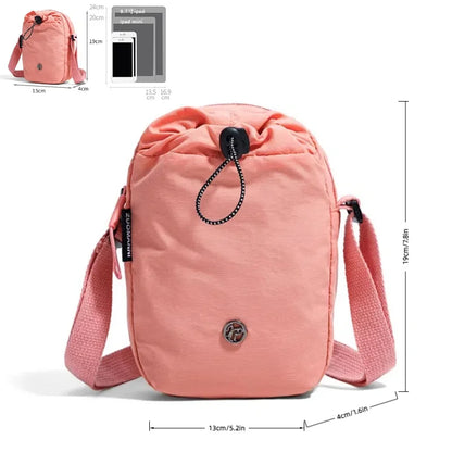 Nylon Crossbody Shoulder Bag Unisex Casual Sports Mini Bag