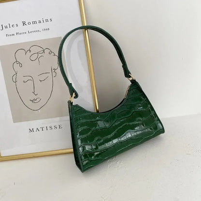 Exquisite Shopping Bag Retro Casual Women Totes Shoulder Bags Female Leather Solid Color Chain