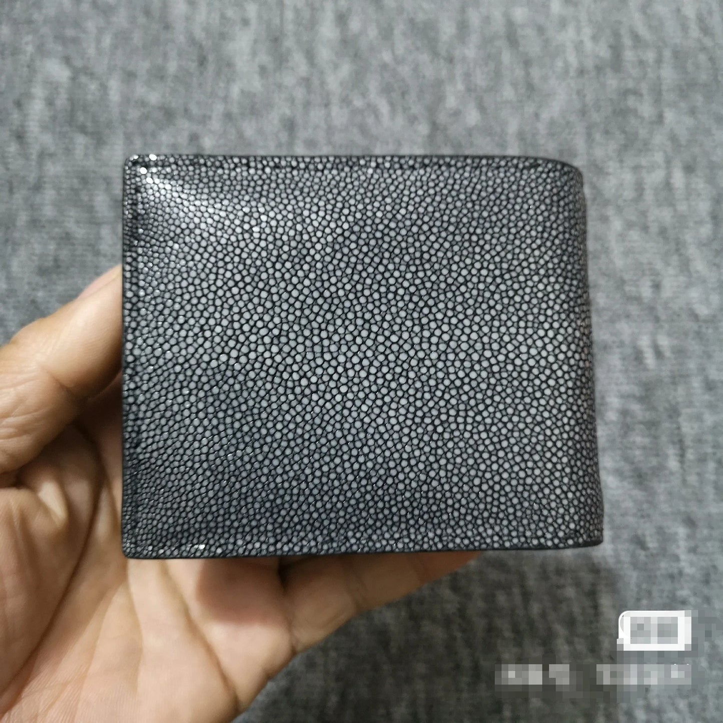 Stingray Skin Short Wallet for Men – Genuine Exotic Leather Bifold