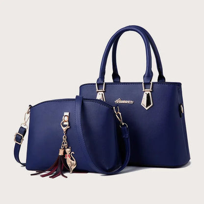 Women's 2-Piece Crossbody Handbag & Tote Set