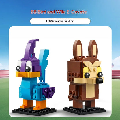 LEGO BrickHeadz 40559 Road Runner & Wile E. Coyote Building Set