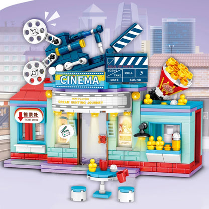 Space Museum Building Blocks Set – 467pcs City Scene Brick Model