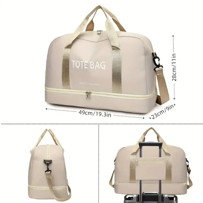 Large Capacity Travel Duffle Tote Bag – Gym & Weekend