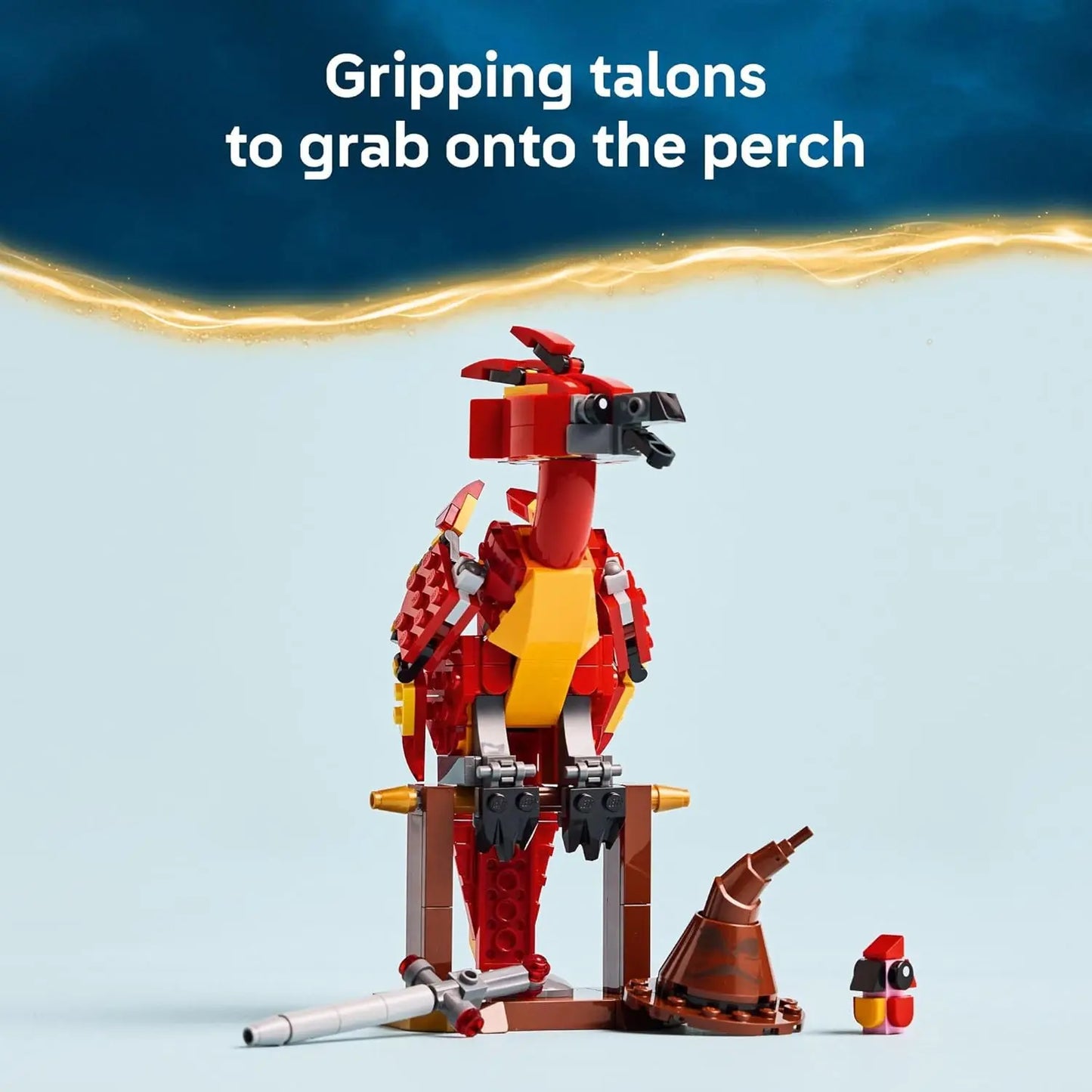 LEGO 76448 Harry Potter Fawkes – Dumbledore's Phoenix Building Set