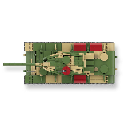 Soviet KV-220 Heavy Tank WWII Military Building Blocks Set