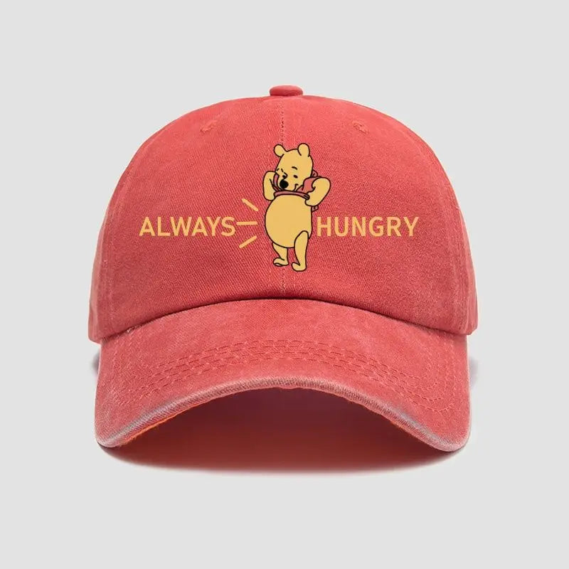 Winnie Pooh Bear Baseball Cap – Cute Anime Sun Hat