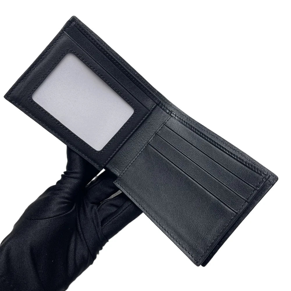 Crocodile Leather Men's Wallet – Short Bifold Multi-Card Retro Style