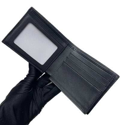 Crocodile Leather Men's Wallet – Short Bifold Multi-Card Retro Style