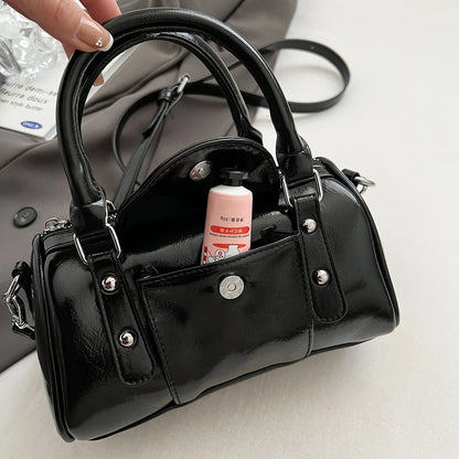 Mini Leather Top-Handle Bag – Luxury Crossbody & Shoulder Bag