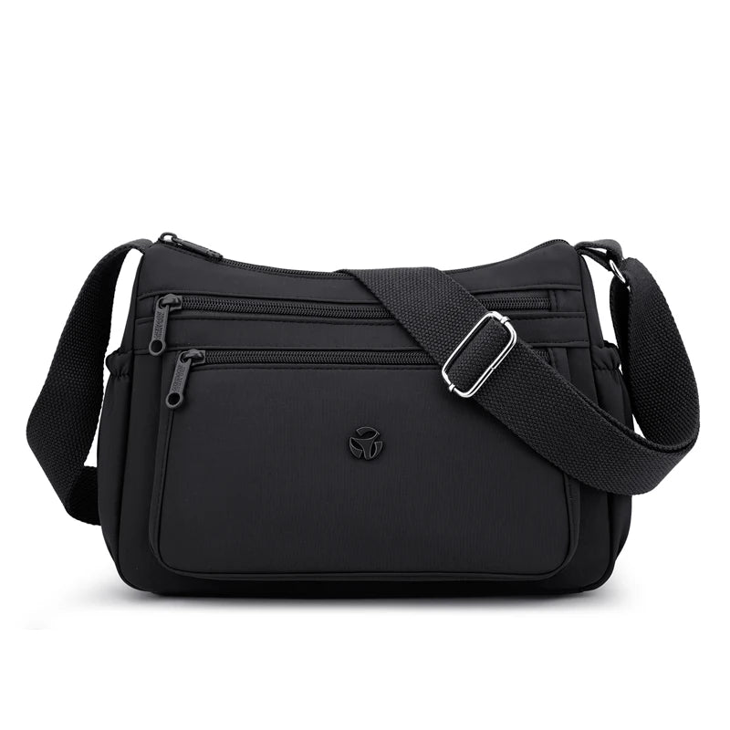 Waterproof Nylon Crossbody Shoulder Bag for Women