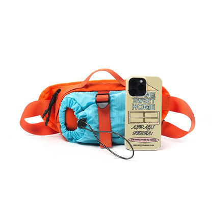 Unisex Crossbody Sling Bag with Water Bottle Holder for Hiking