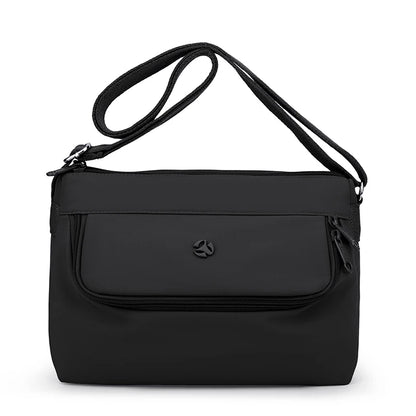 Waterproof Nylon Crossbody Bag – Lightweight Multi-Pocket Shoulder Bag