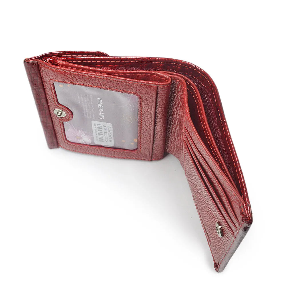 Women's Patent Leather Mini Wallet – Coin & Card Purse