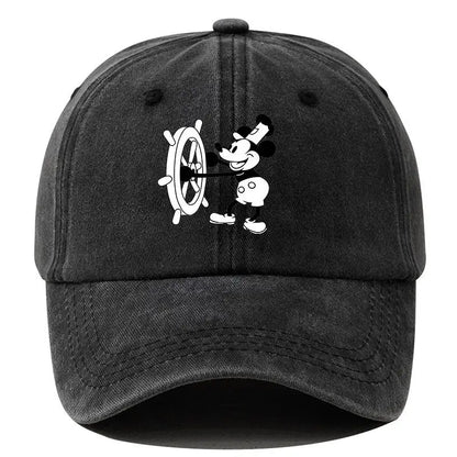 Mickey Mouse Baseball Cap – Vintage Cartoon Trucker Hat