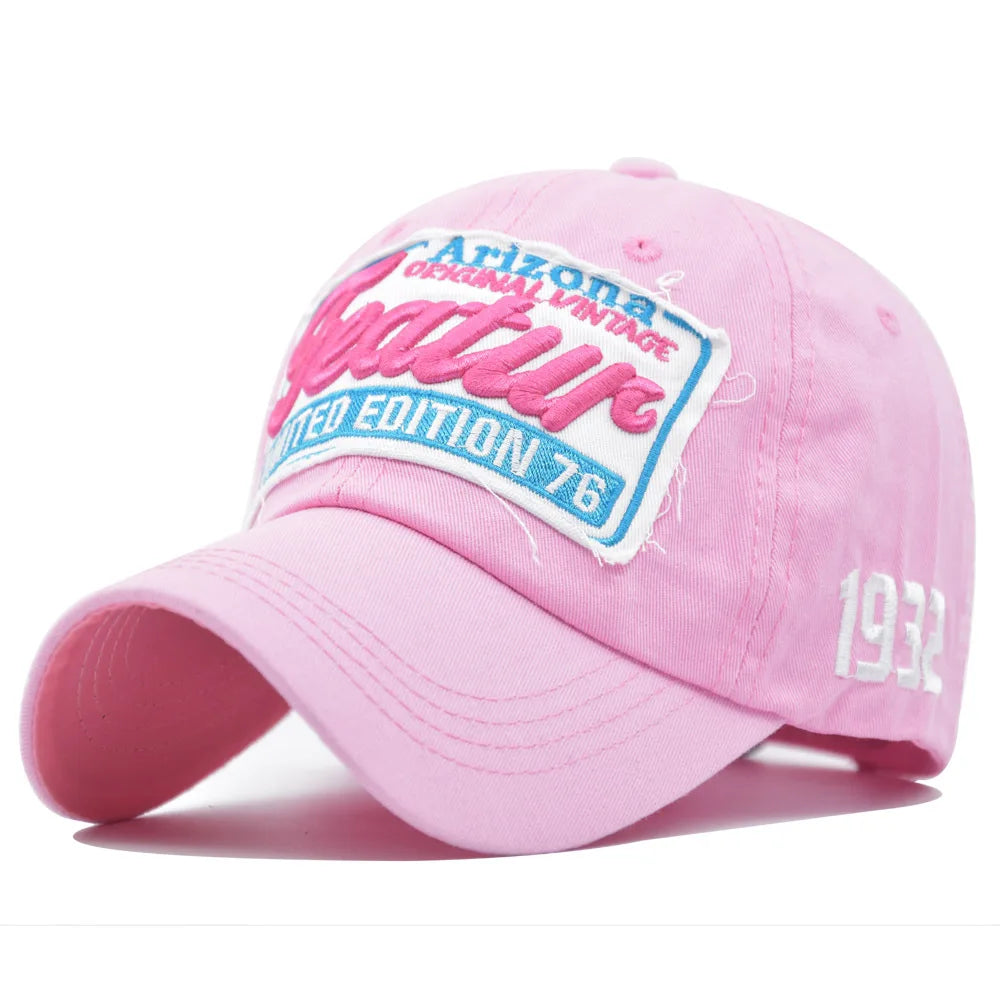 Letter Embroidery Baseball Cap – Hip Hop Streetwear Vintage Hat
