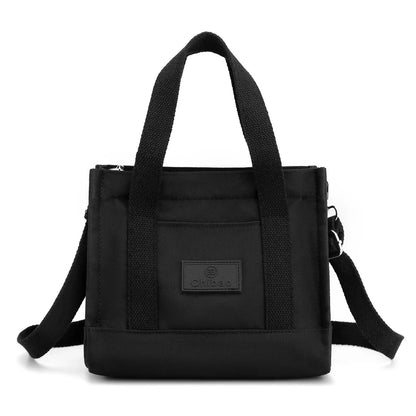 Simple Fashion Shoulder Bags For Women 2022 New Handbags Waterproof Nylon Canvas Tote Bag With Pockets Crossbody Lunch Bag Bolso