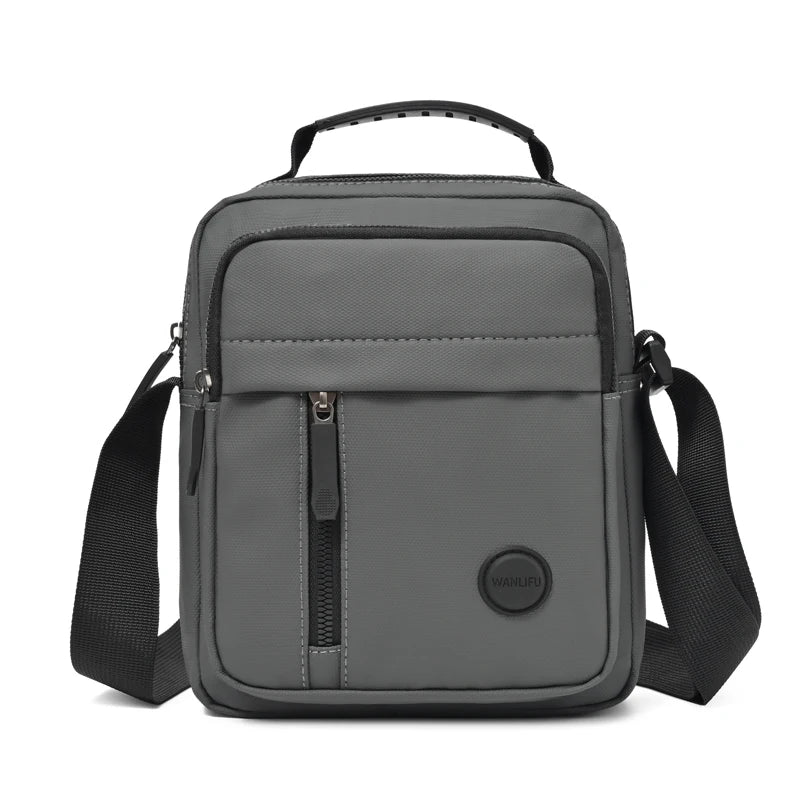 Men's Business Crossbody Bag – Multi-Compartment Shoulder Bag