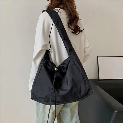 Large Capacity Nylon Shoulder Tote Bag for Women
