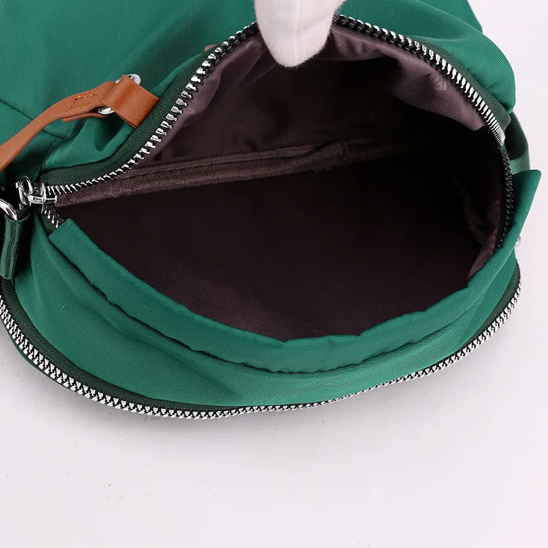 Waterproof Nylon Crossbody Bag - Women's Shell Shoulder Handbag