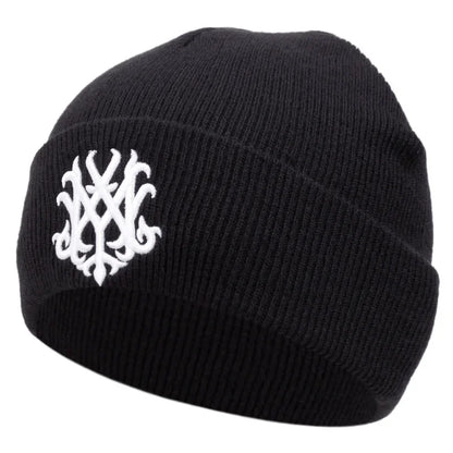 Winter Hat Totem Embroidered Beanies Women Men Keep Warm Windproof Beanie Knitted Skullies Garros