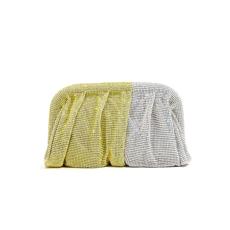 Crystal Evening Clutch Bag – Women's Diamond Party Purse